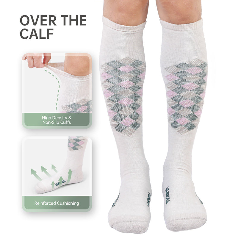 Load image into Gallery viewer, Merino Wool Adults Ski Socks Keystone 2-Pair