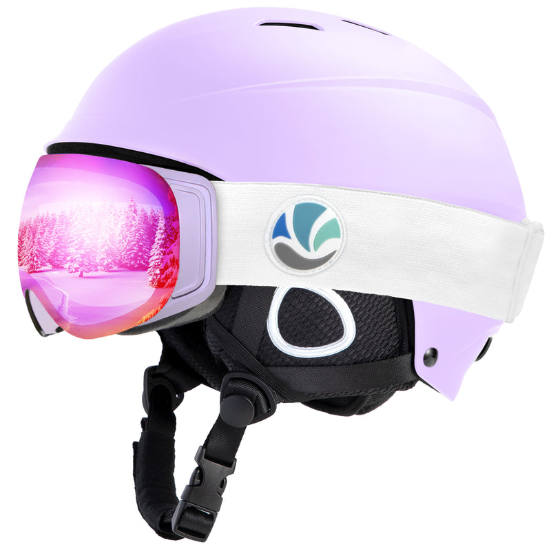 Load image into Gallery viewer, Ski Helmet & Goggles Set