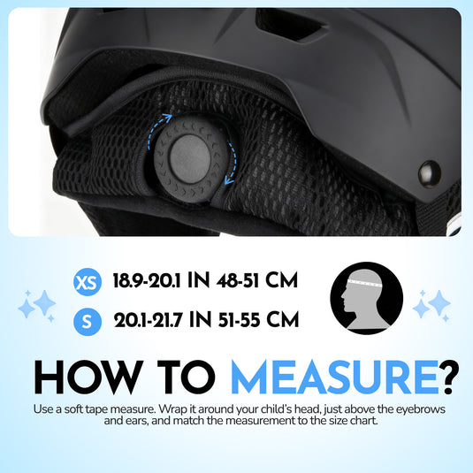 Kids Ski Helmet and Goggles Set