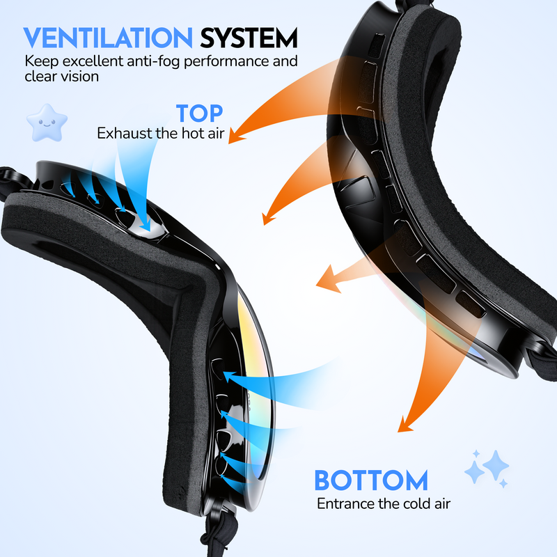 Load image into Gallery viewer, Kids Ski Goggles
