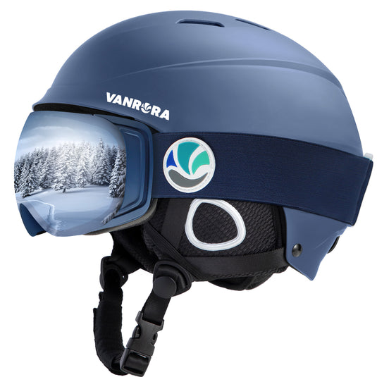 ski goggles under helmet Ski Helmet & Goggles Set – Vanrora