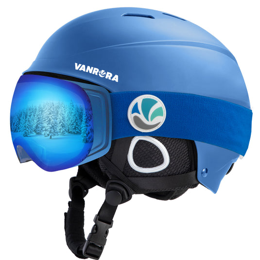 goggle under helmet Ski Helmet & Goggles Set – Vanrora