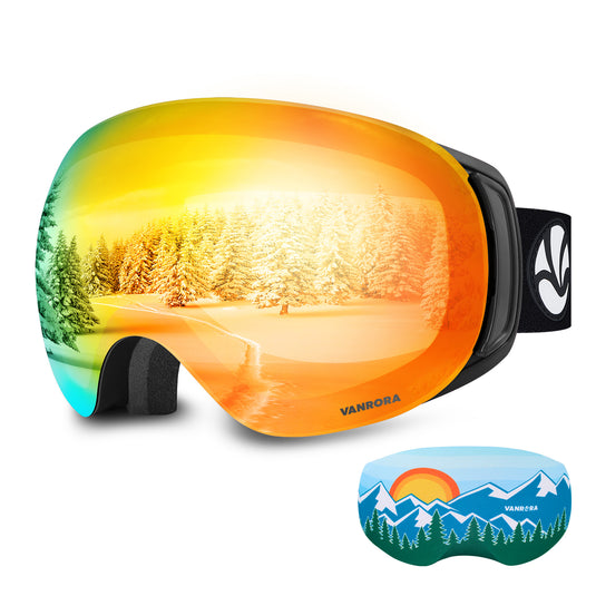 ski goggles with interchangeable lenses Ski Goggles Interchangeable Lens – Vanrora